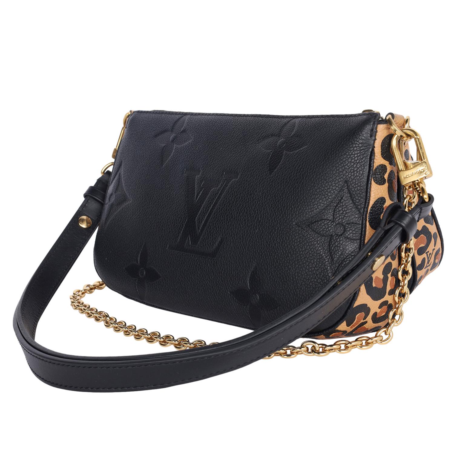LOUIS VUITTON Wild At Heart Multi Pochette Accessoires Leopardo in vendita 5