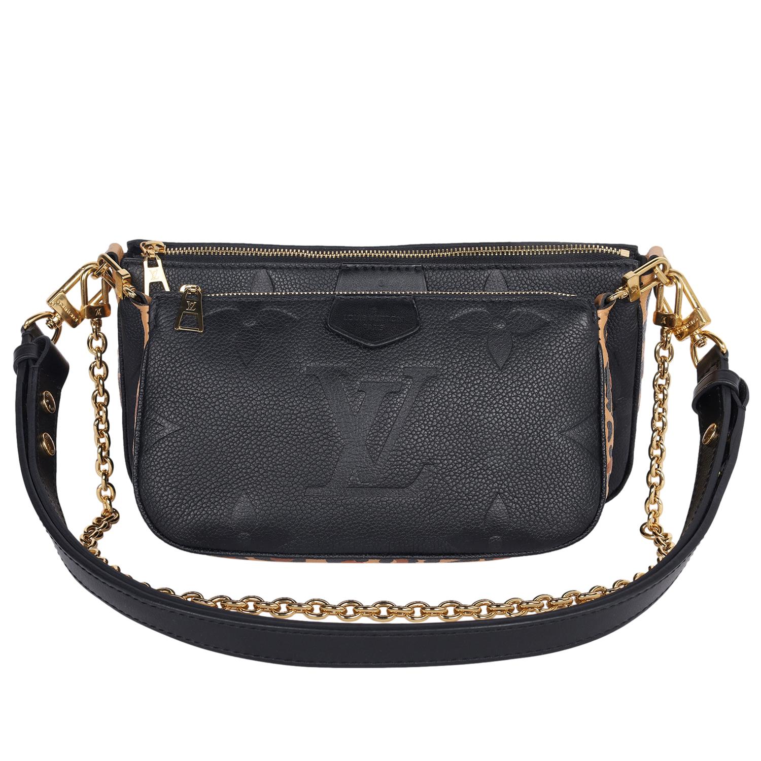 LOUIS VUITTON Wild At Heart Multi Pochette Accessoires Leopardo In condizioni buone in vendita a Salt Lake Cty, UT