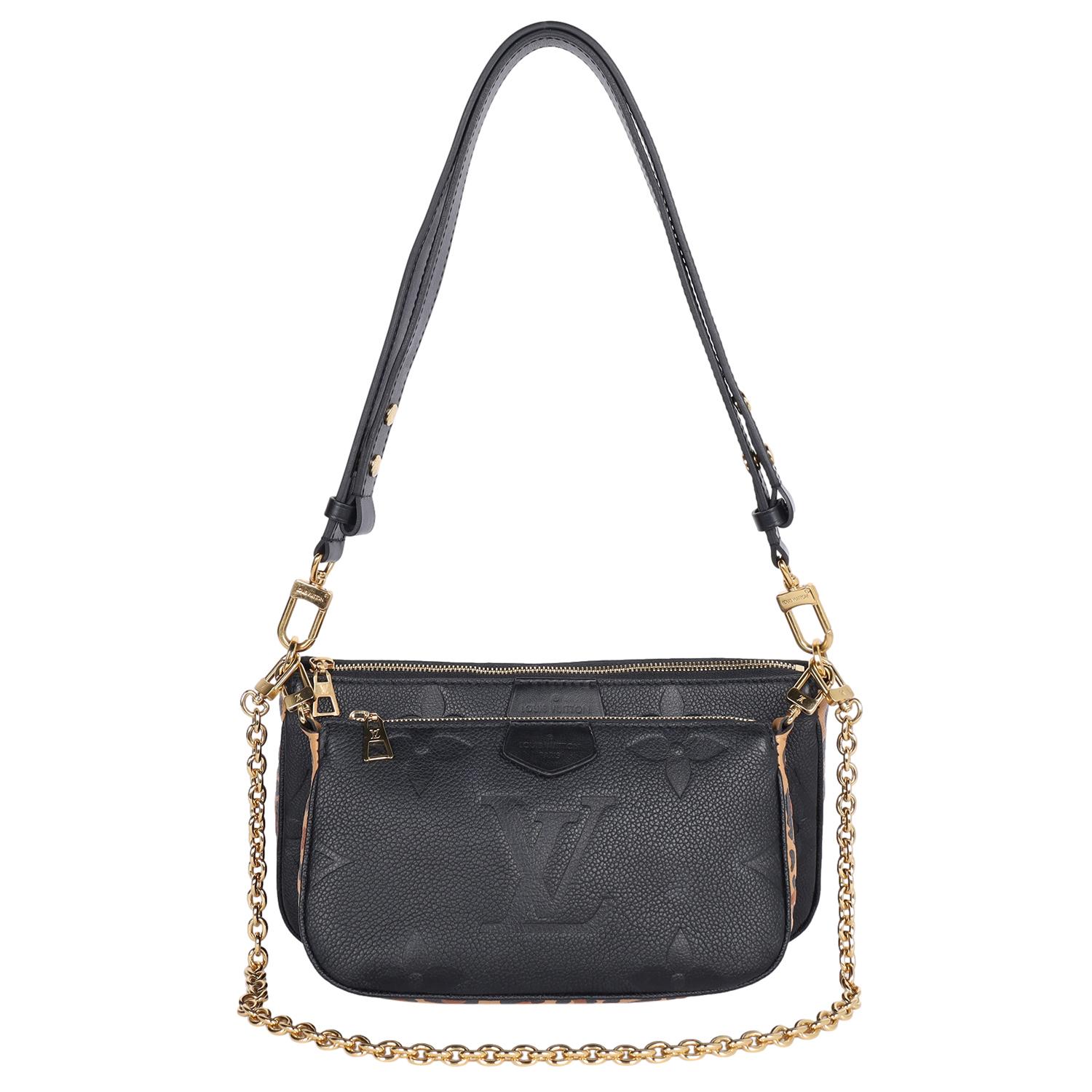 LOUIS VUITTON Wild At Heart Multi Pochette Accessoires Leopardo in vendita 2