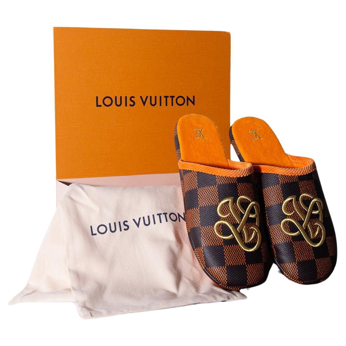Louis Vuitton Will We Pharell Palace Slipper Damier Pop Herren im Angebot