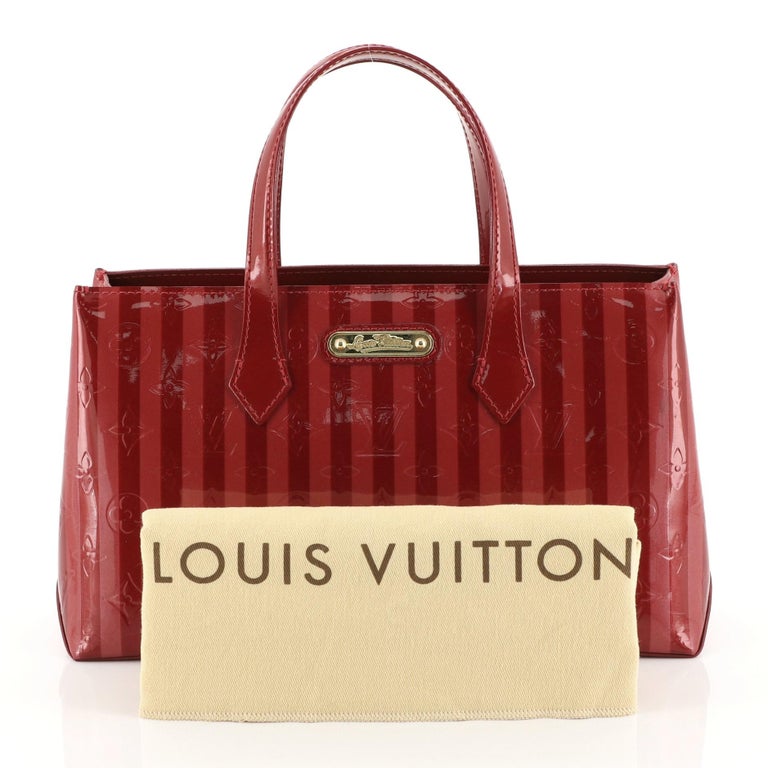Louis Vuitton Vintage Two-Tone Vernis Rayures Limited Edition