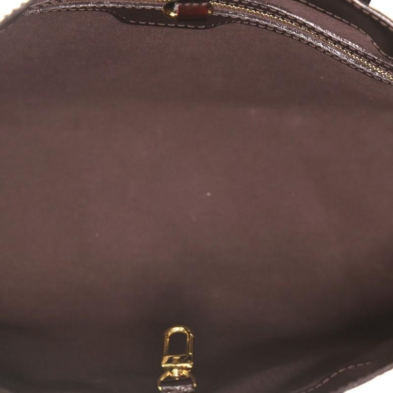 Louis Vuitton Wilshire Handbag Limited Edition Monogram Vernis Rayures PM 1