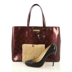 Louis Vuitton Wilshire Handbag Monogram Vernis GM