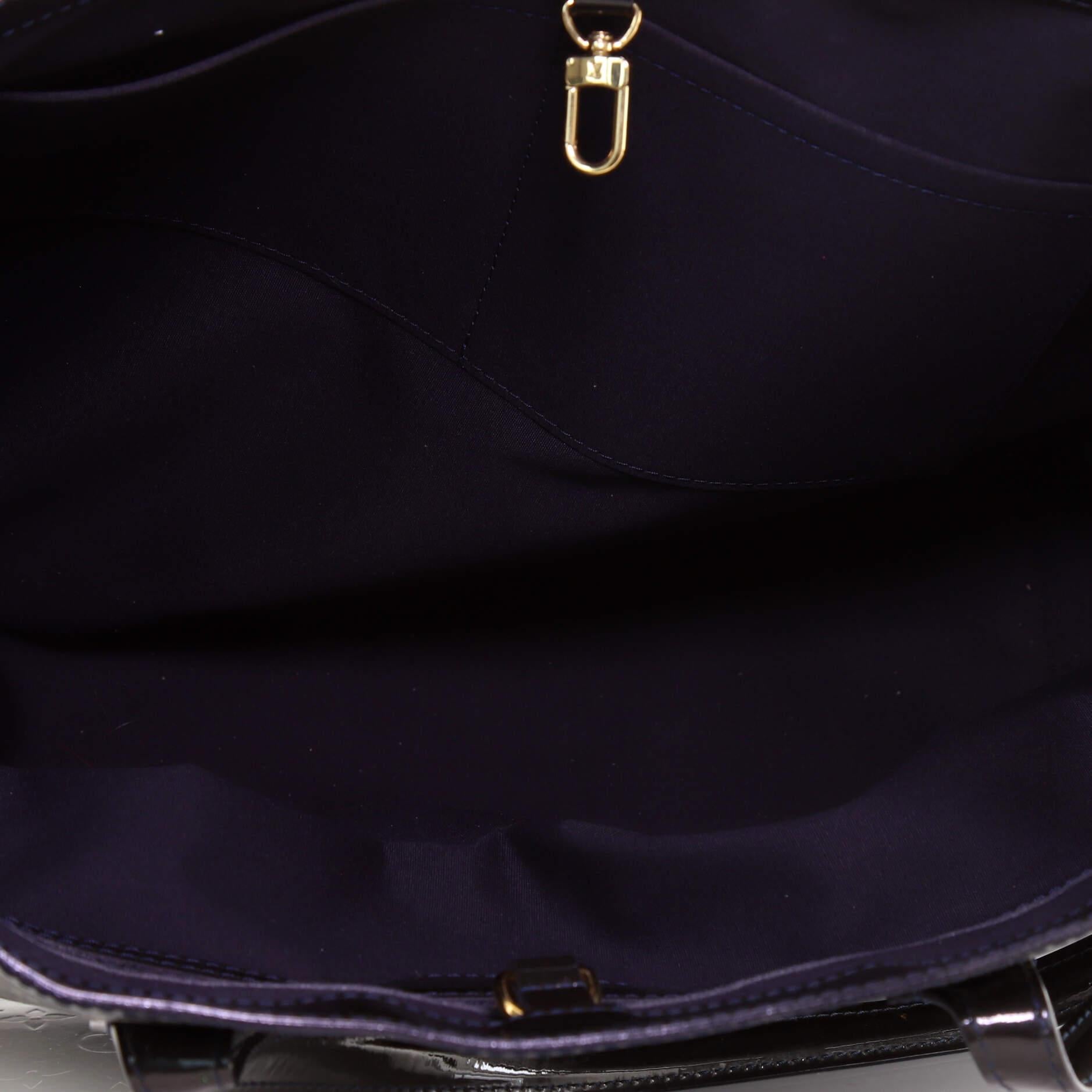 Women's or Men's Louis Vuitton Wilshire Handbag Monogram Vernis GM