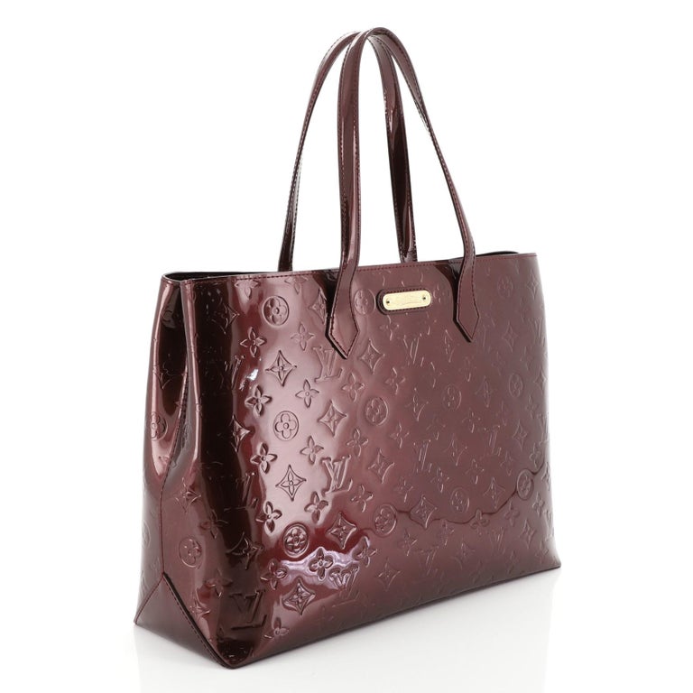 Louis Vuitton Wilshire Handbag Monogram Vernis MM at 1stdibs