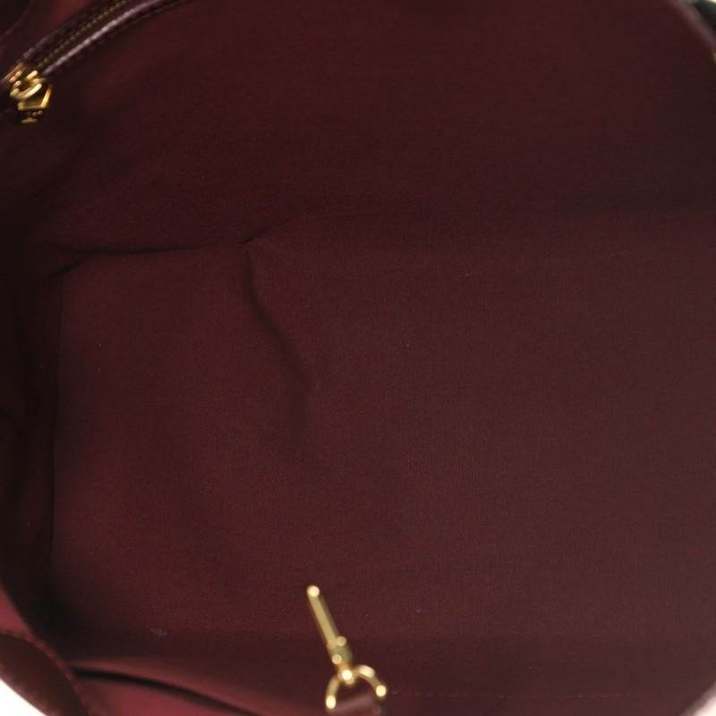 Women's or Men's Louis Vuitton Wilshire Handbag Monogram Vernis MM