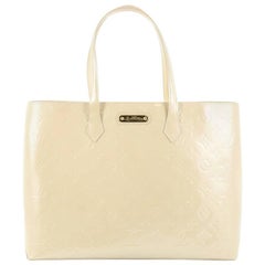 Louis Vuitton Wilshire Handbag Monogram Vernis MM