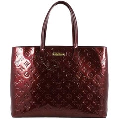 Louis Vuitton Wilshire Handbag Monogram Vernis MM