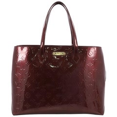 Louis Vuitton Wilshire Handbag Monogram Vernis MM