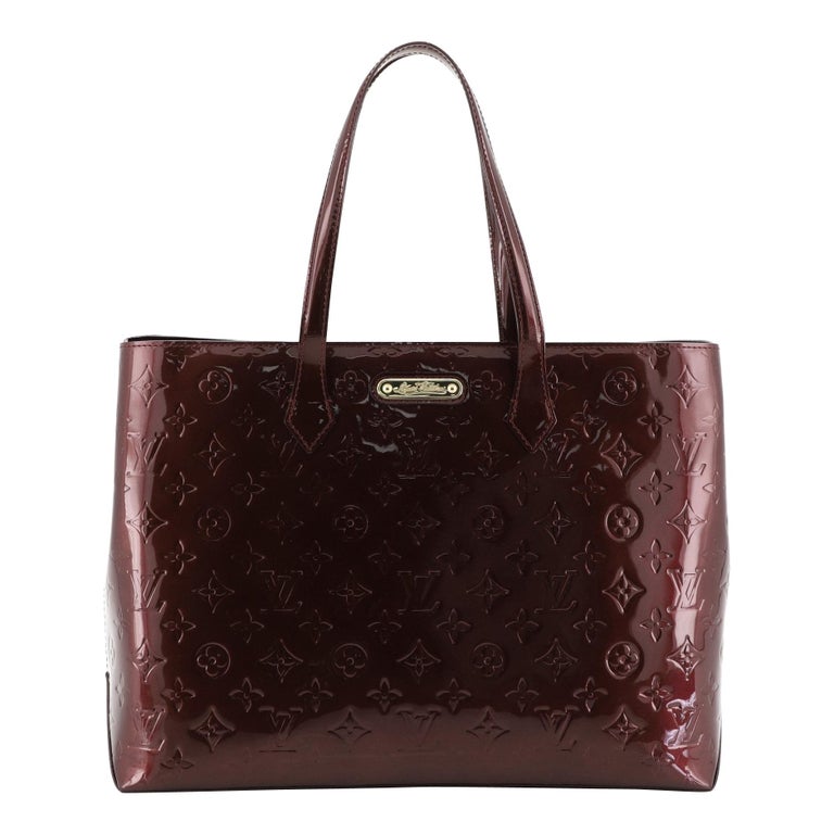 Louis Vuitton Wilshire Handbag Monogram Vernis MM at 1stdibs
