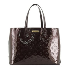 Louis Vuitton Wilshire Handbag Monogram Vernis MM