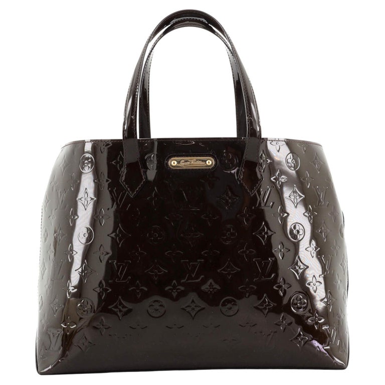 Louis Vuitton Wilshire Handbag Monogram Vernis MM at 1stDibs