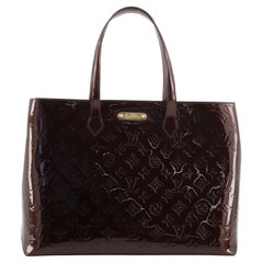 Louis Vuitton Wilshire Handbag Monogram Vernis MM