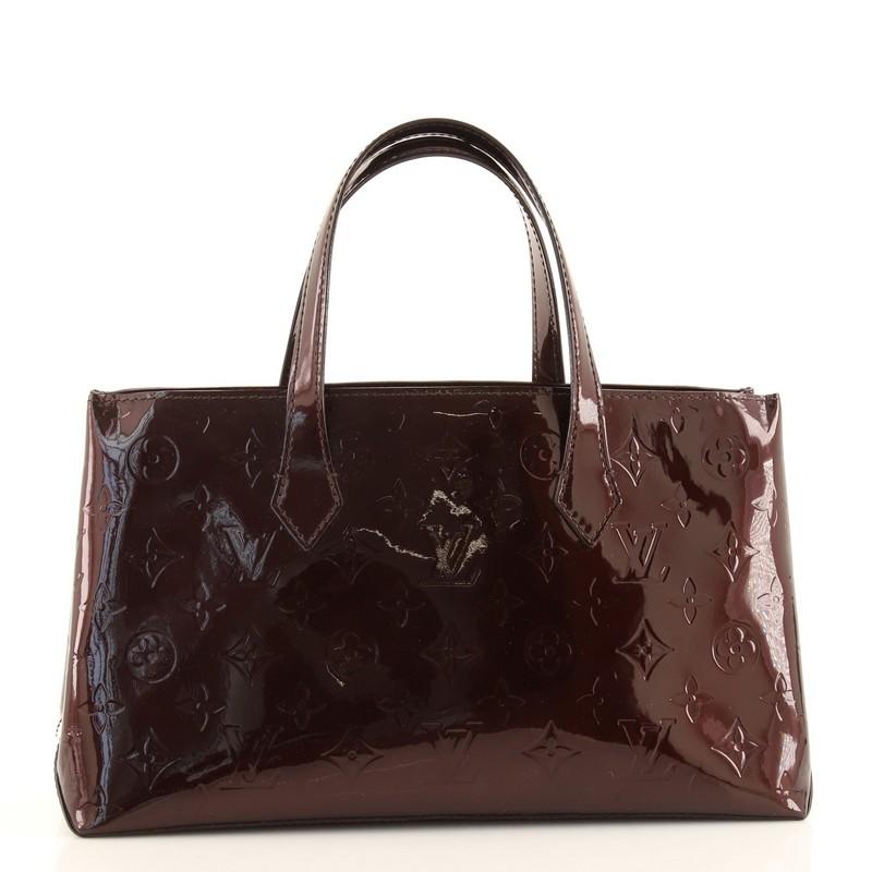 Louis Vuitton Wilshire Handbag Monogram Vernis PM In Fair Condition In NY, NY