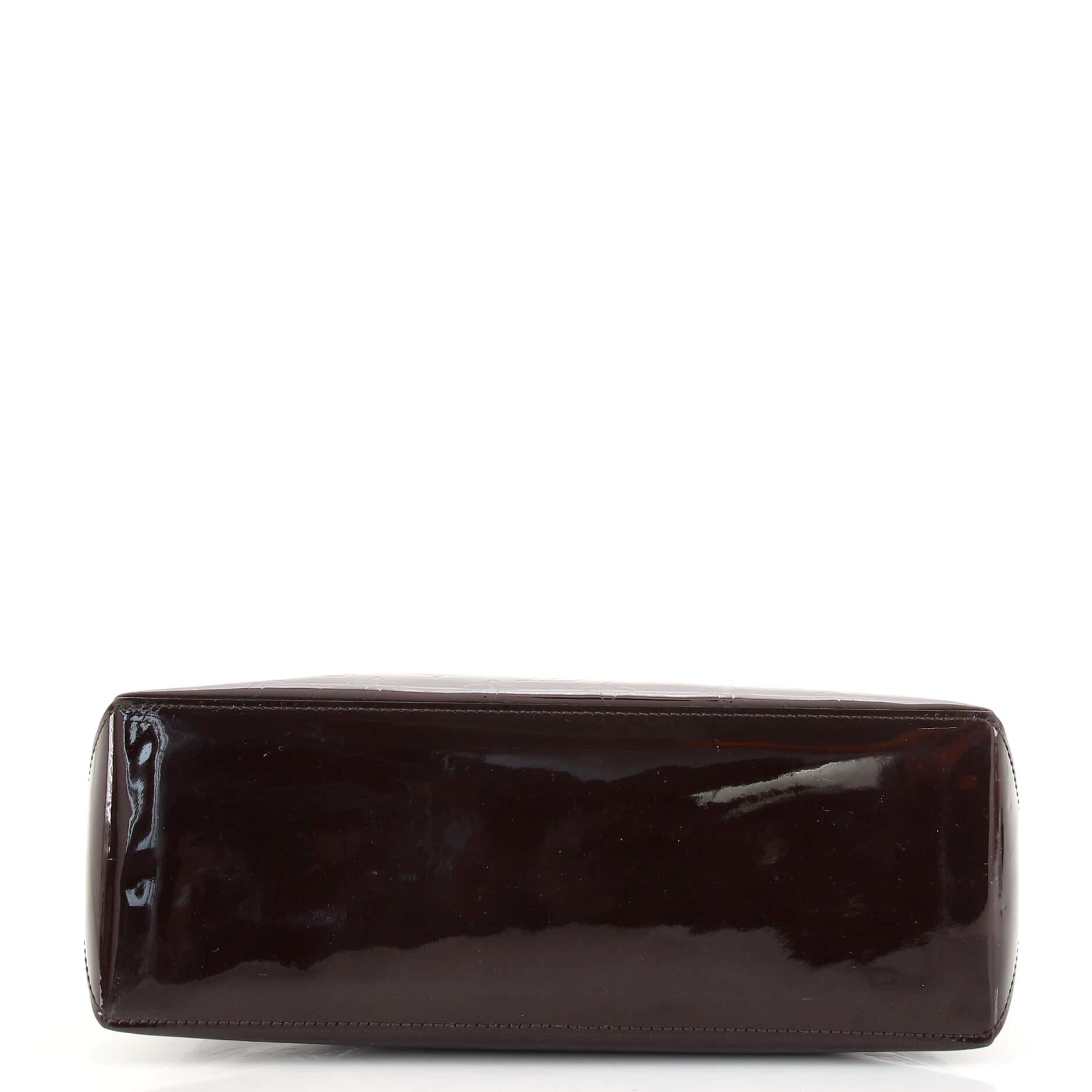 Louis Vuitton Wilshire Handtasche mit Monogramm Vernis PM im Zustand „Relativ gut“ in NY, NY