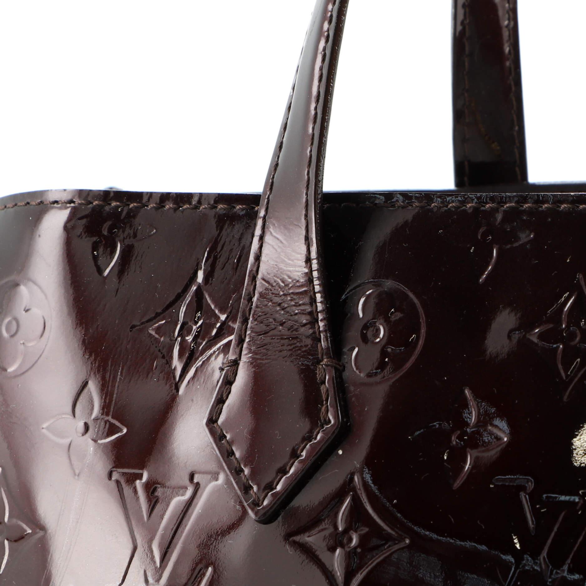 Louis Vuitton Wilshire Handbag Monogram Vernis PM 2