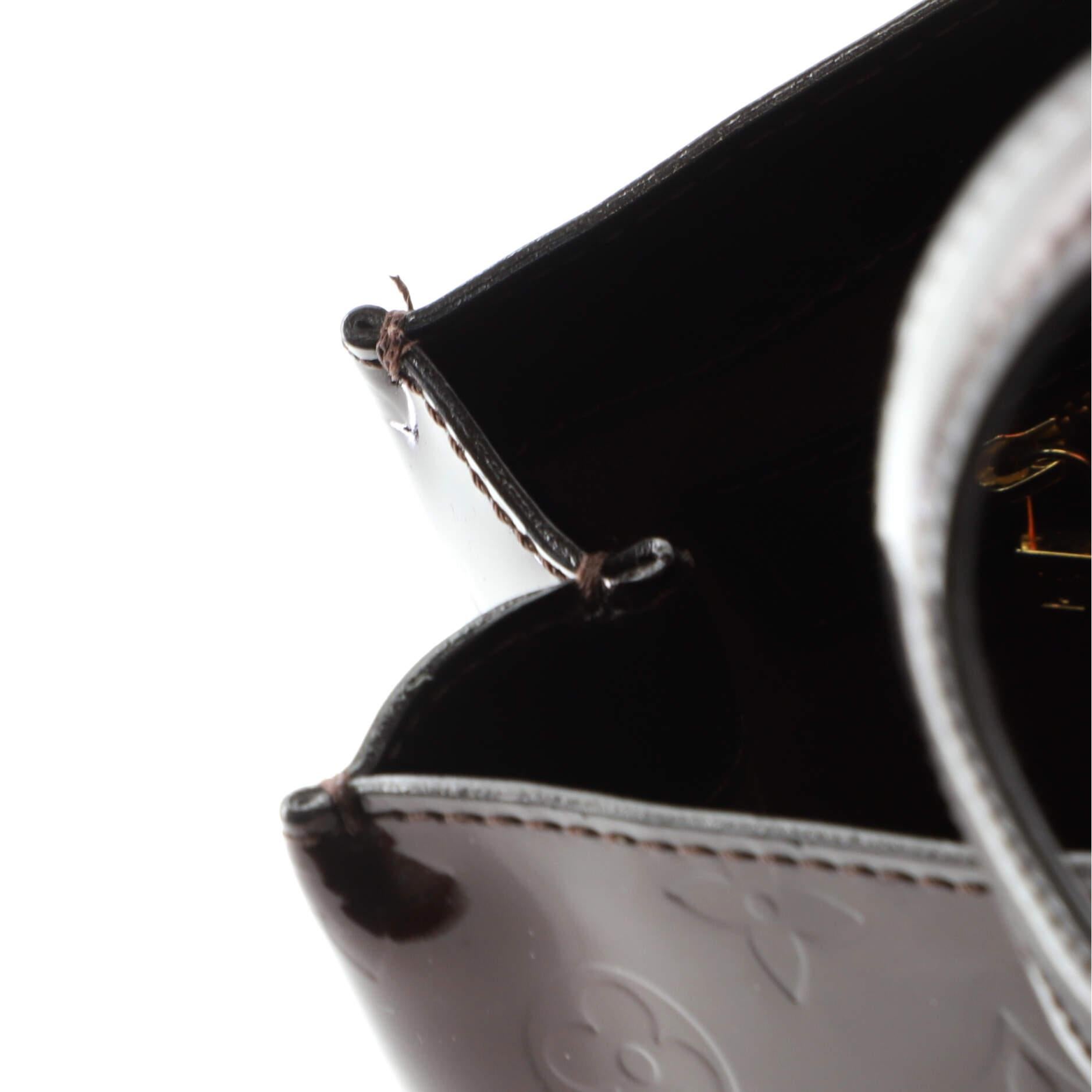 Louis Vuitton Wilshire Handbag Monogram Vernis PM 3