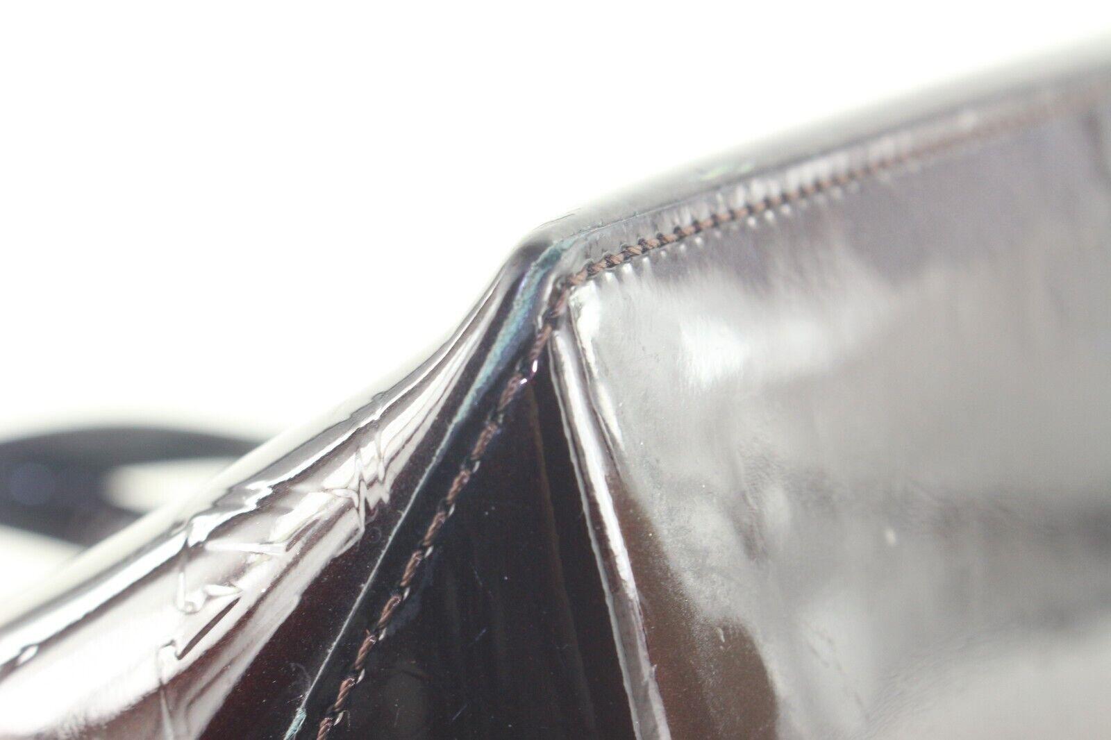 Louis Vuitton Wilshire Tote PM Amarante Leather Monogram 4LV119K For Sale 2