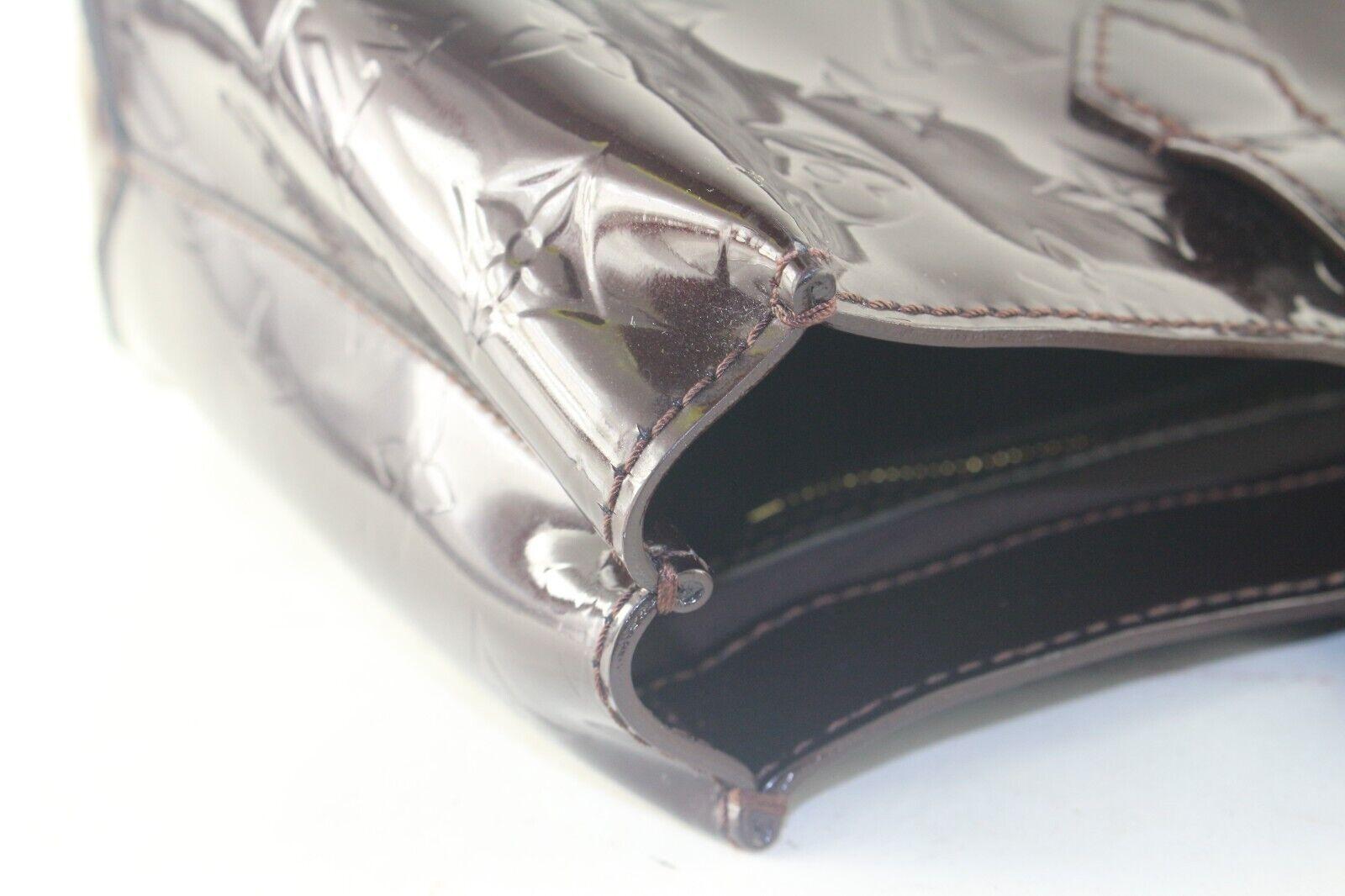 Louis Vuitton Wilshire Tote PM Amarante Leather Monogram 4LV119K For Sale 3