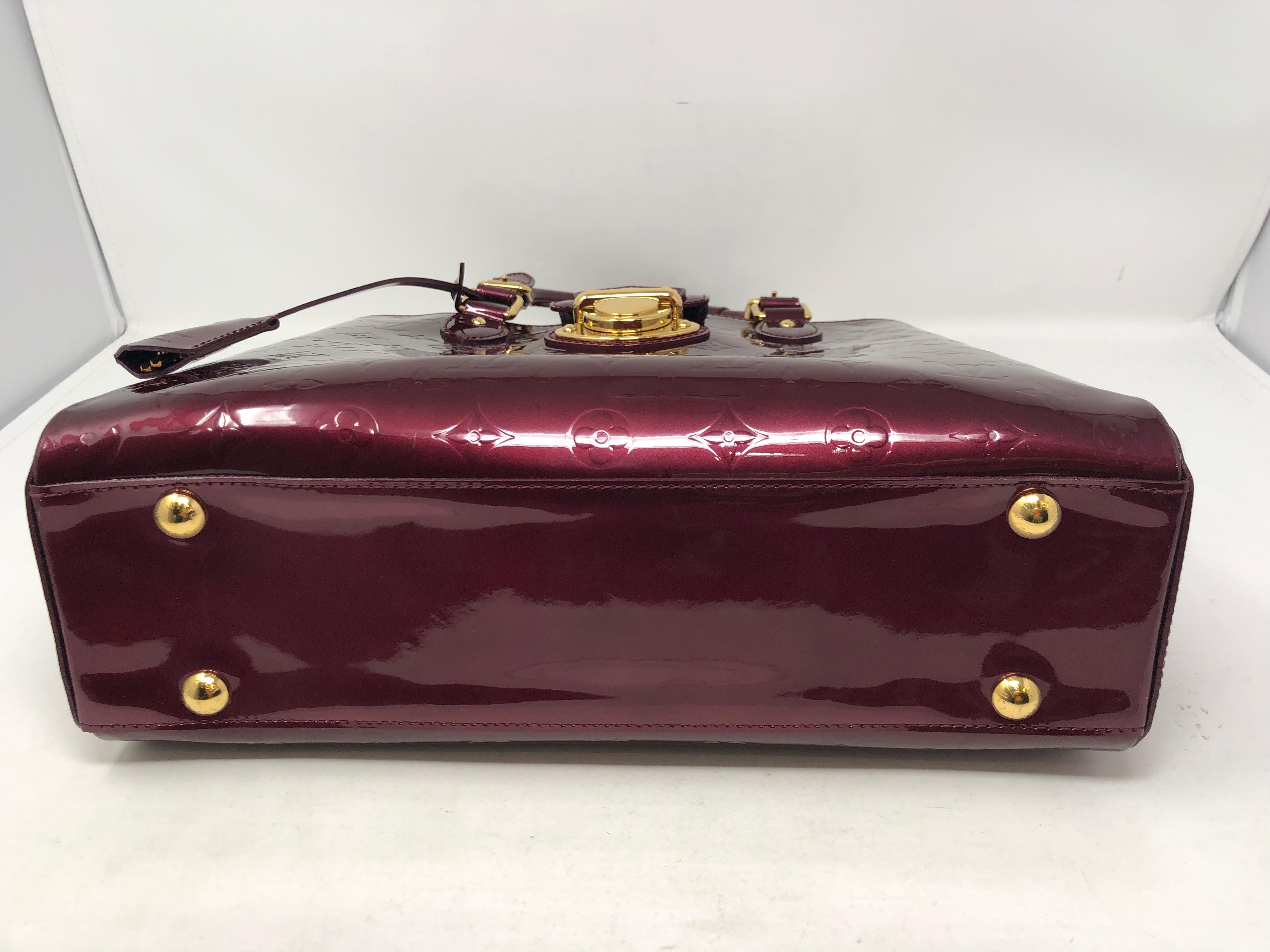 Louis Vuitton Wine Monogram Melrose Avenue Vernis 4
