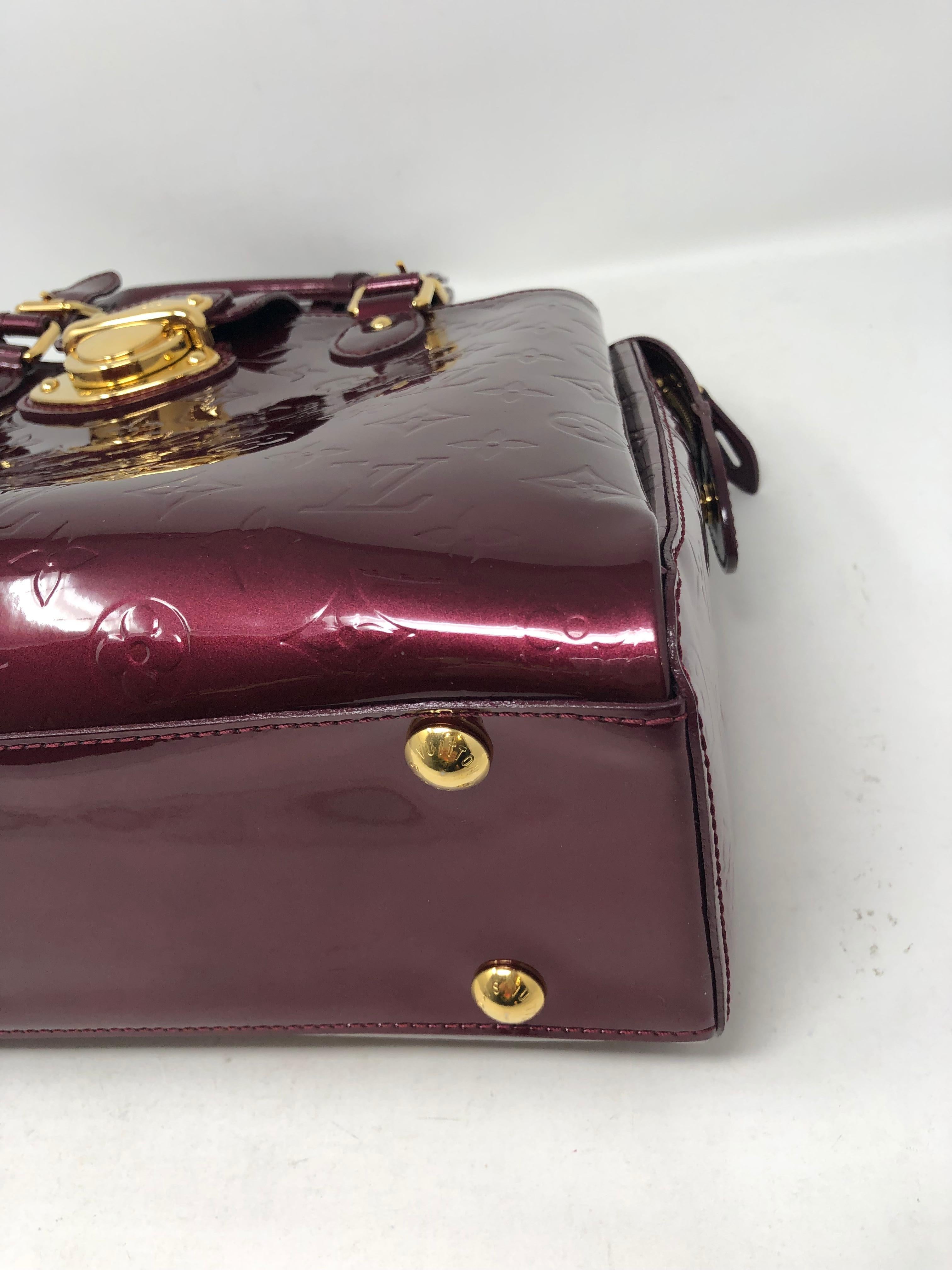 Louis Vuitton Wine Monogram Melrose Avenue Vernis 5