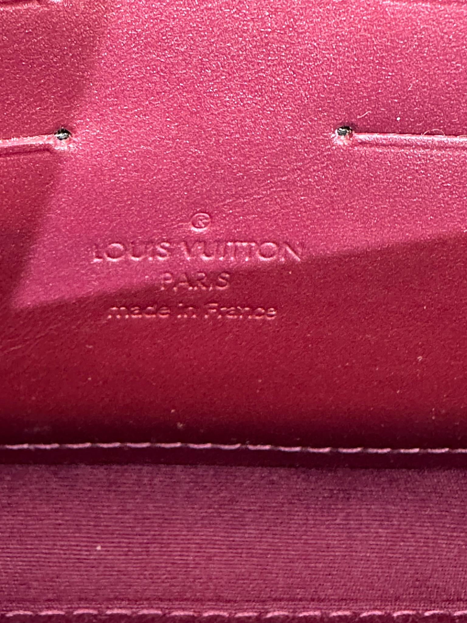 LOUIS VUITTON Wine Monogram Vernis SUNSET BLVD  Shoulder Bag 11