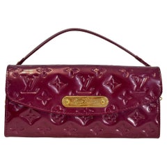 LOUIS VUITTON Wine Monogram Vernis SUNSET BLVD Shoulder Bag