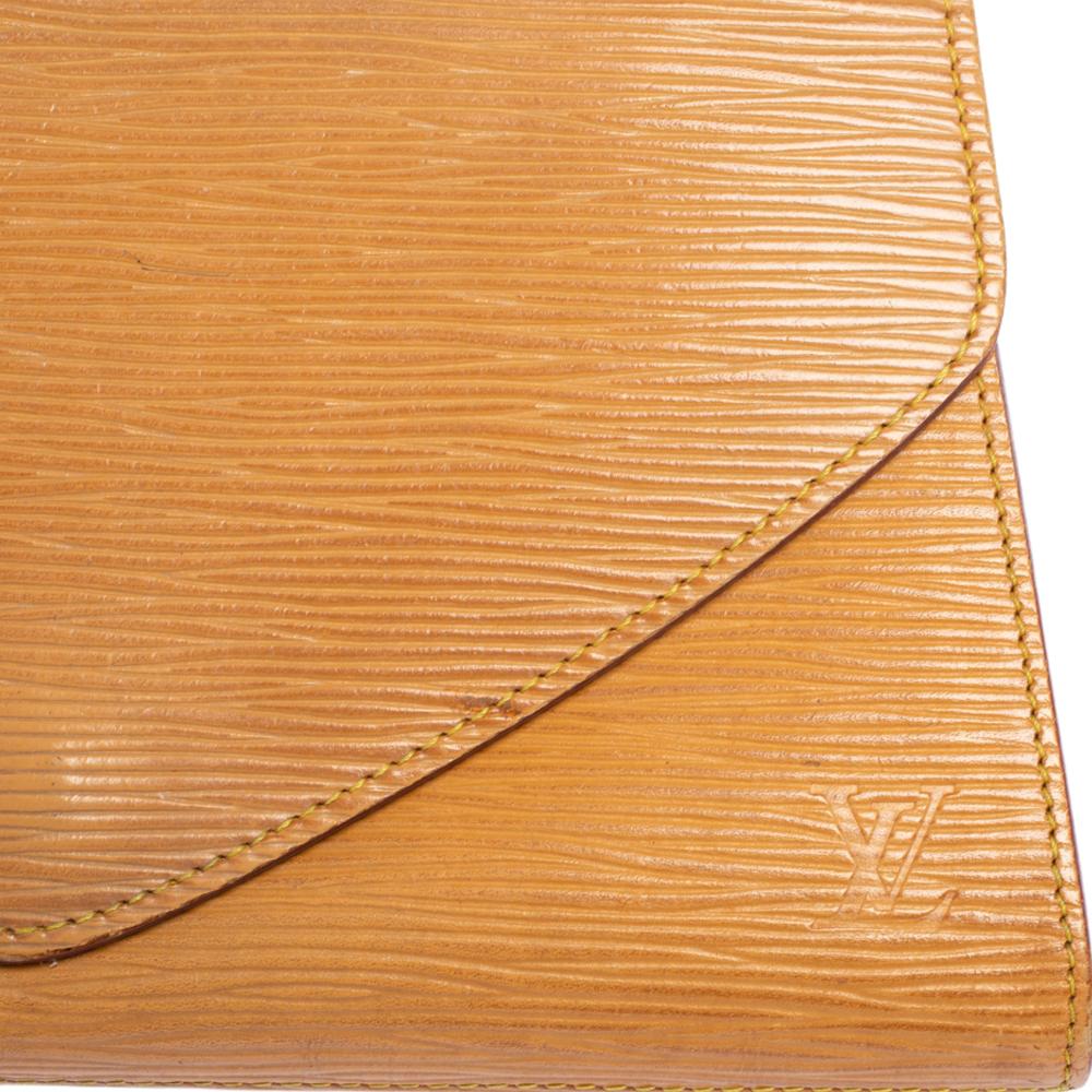 Louis Vuitton Winnipeg Sable Epi Leather Art Deco Clutch 5