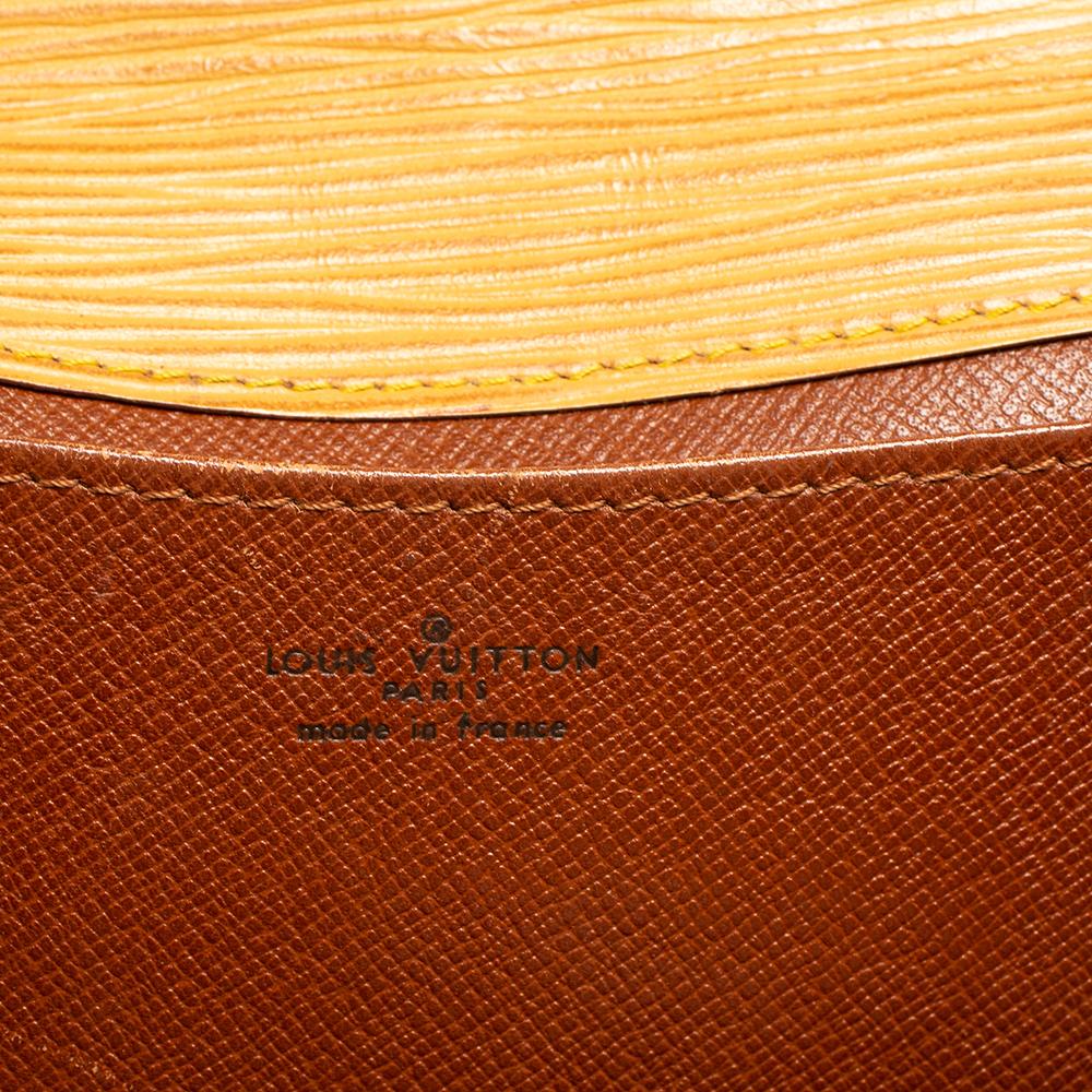 Louis Vuitton Winnipeg Sable Epi Leather Art Deco Clutch 3