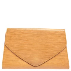 Louis Vuitton Silver Epi Envelope Clutch — The Posh Pop-Up