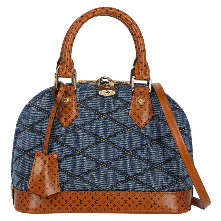 Louis Vuitton Woman Alma Bb Brown, Navy For Sale at 1stDibs