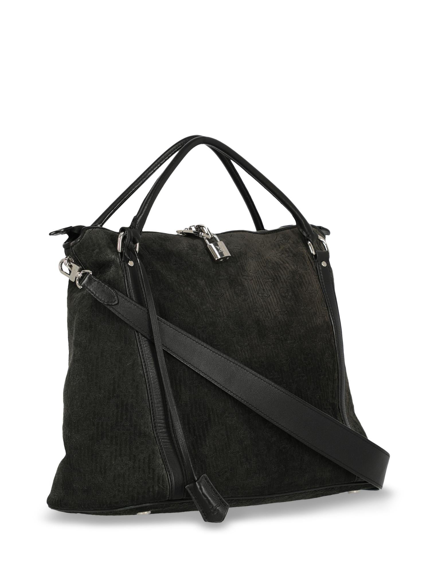Louis Vuitton Woman Handbag Black  In Fair Condition For Sale In Milan, IT