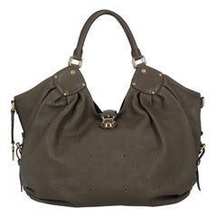 Louis Vuitton Woman Handbag Mahina Brown Leather
