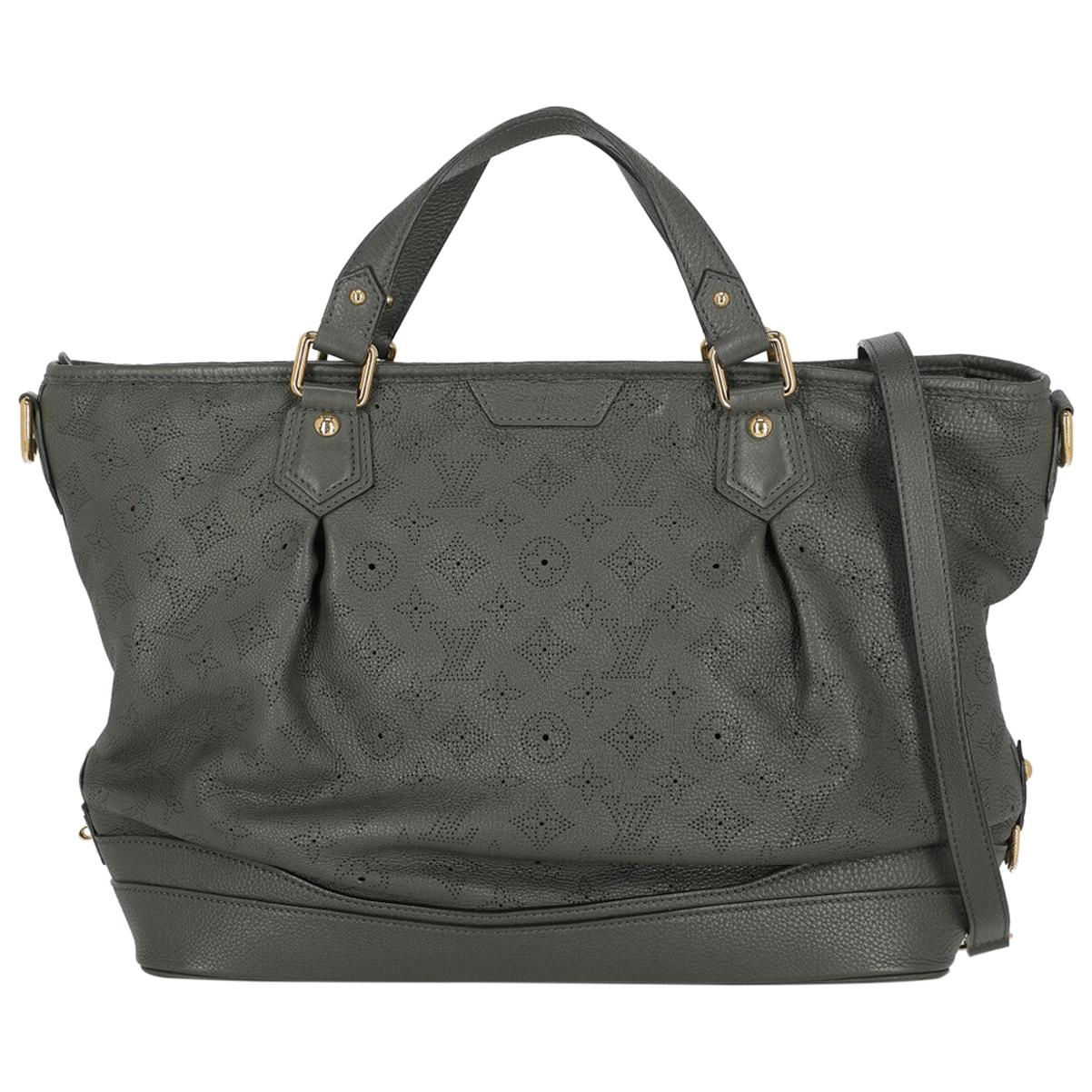 Louis Vuitton Limited Edition Monogram Shearling Thunder 221346 Tote at