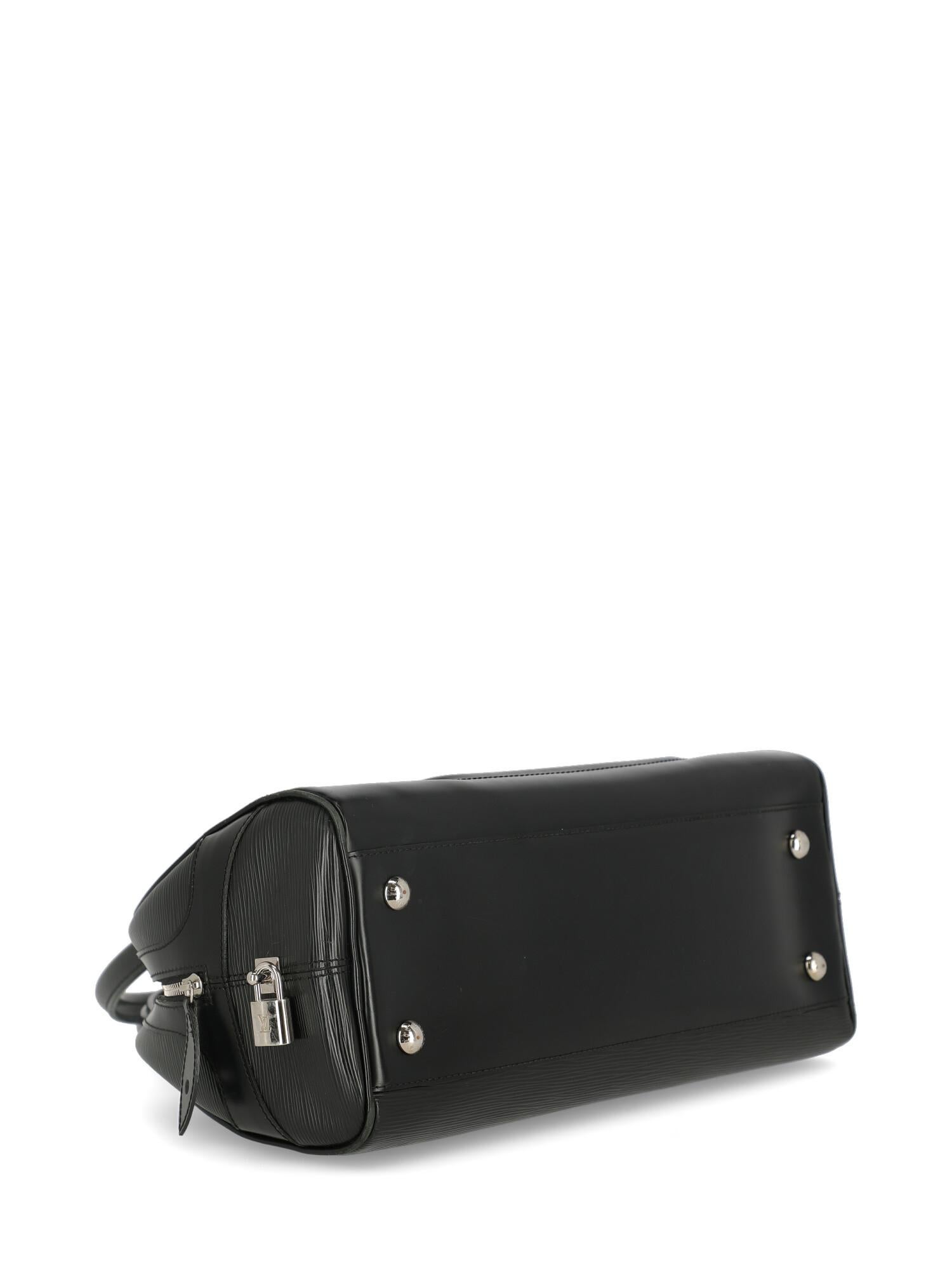Louis Vuitton Woman Handbag Montaigne Black Leather 1