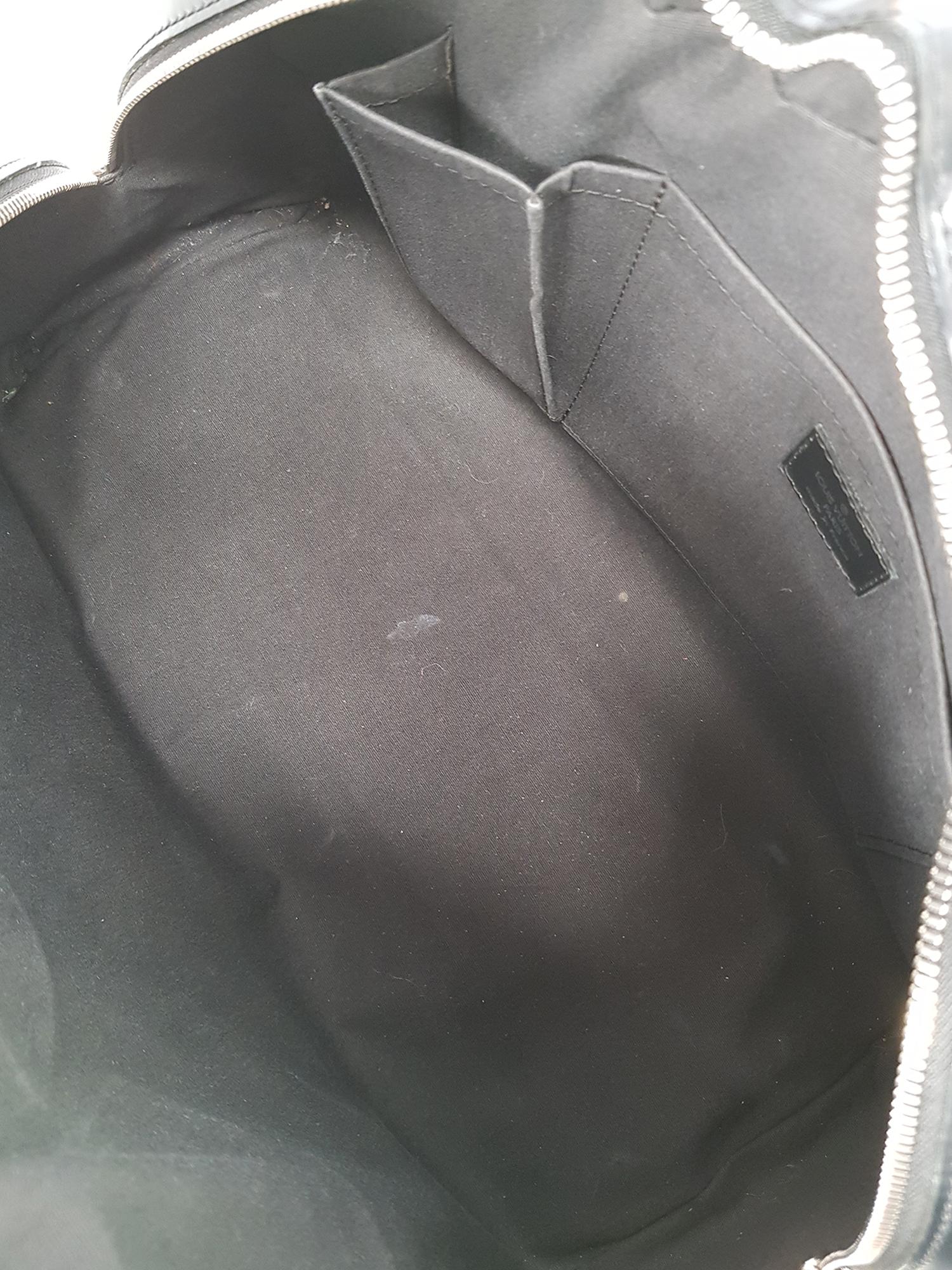 Louis Vuitton Woman Handbag Montaigne Black Leather 2