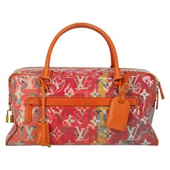 Vintage Louis Vuitton Woman Handbag Orange, Pink 