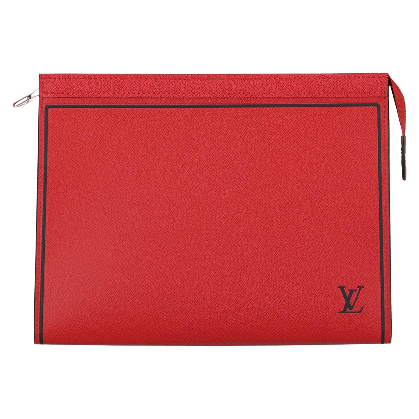 Louis Vuitton Woman Handbag  Red Leather