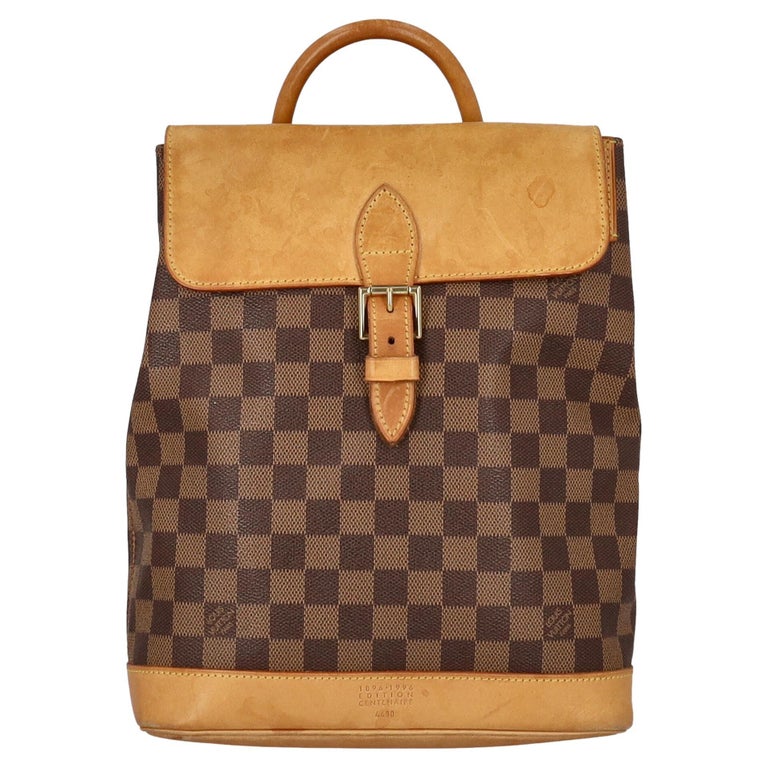 Louis Vuitton Women Backpacks Soho Brown, Camel Color Synthetic Fibers