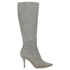 Louis Vuitton  Women   Boots  Grey Leather EU 39