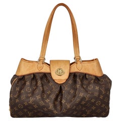 Louis Vuitton Women Handbags Boetie Brown Fabric 