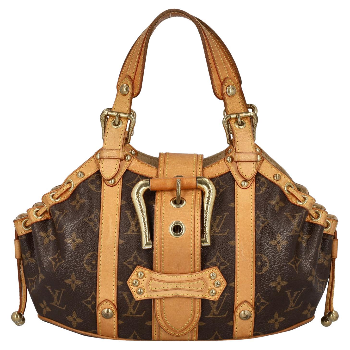 Louis Vuitton Women Handbags Theda Brown Synthetic Fibers  For Sale