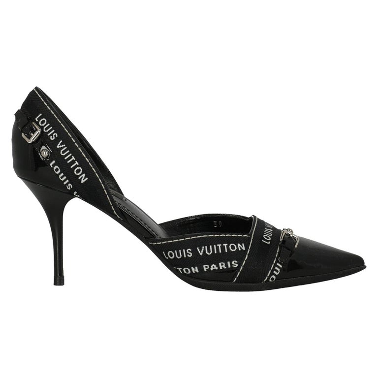 med sig matrix offentlig Louis Vuitton Women Pumps Black Leather EU 39 For Sale at 1stDibs
