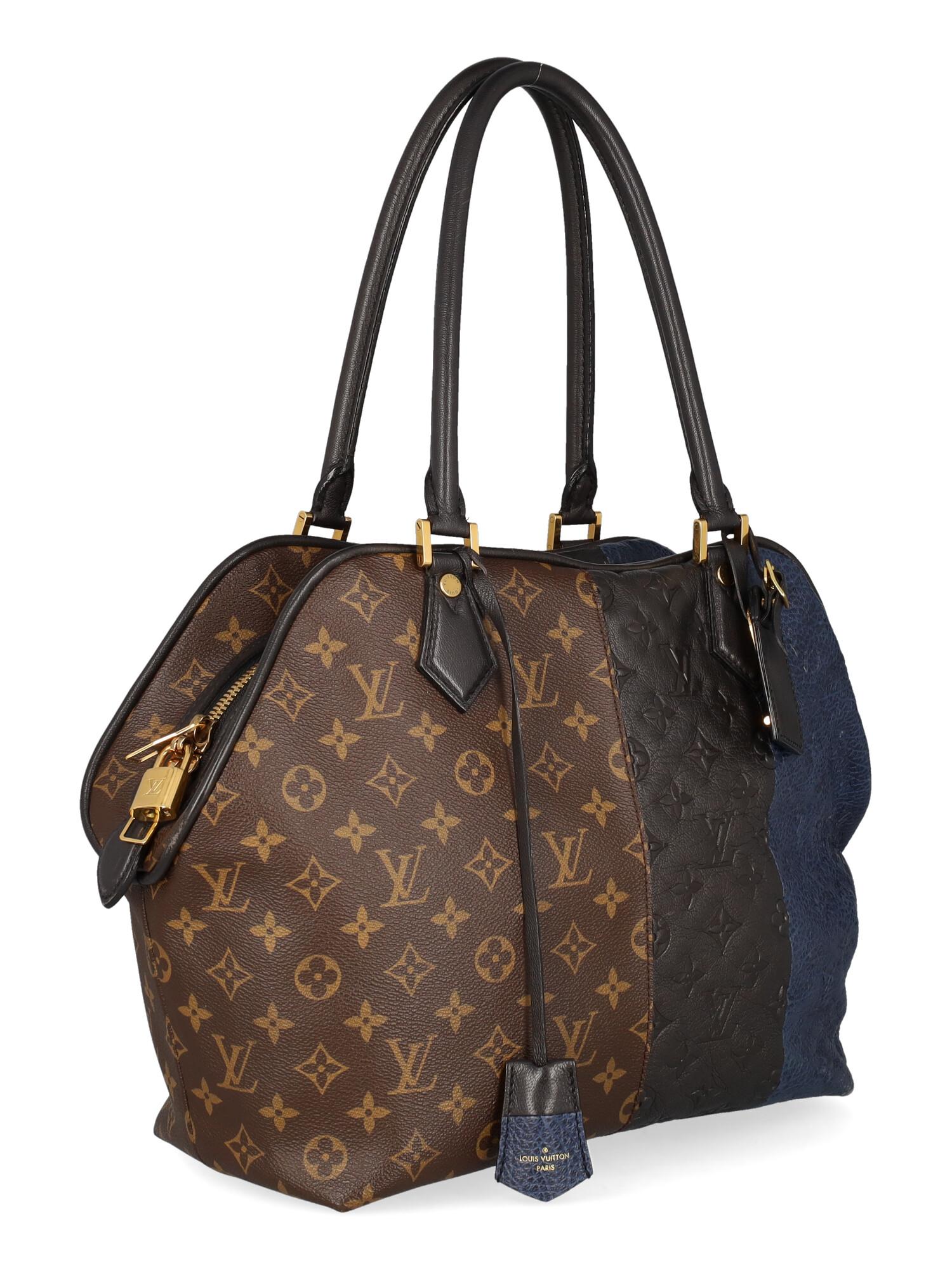 Louis Vuitton Women Shoulder bags Black, Brown, Navy Leather  In Good Condition For Sale In Milan, IT