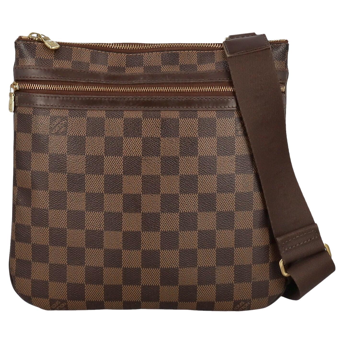 Louis Vuitton Women Shoulder bags Bosphore Brown Synthetic Fibers  For Sale