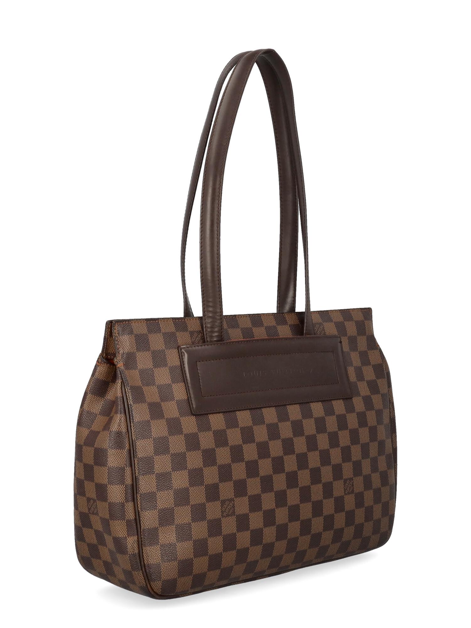 Black Louis Vuitton Women Shoulder bags Brown Synthetic Fibers  For Sale