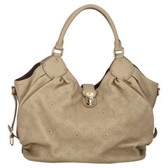 Louis Vuitton Women Shoulder bags Mahina Beige Leather 