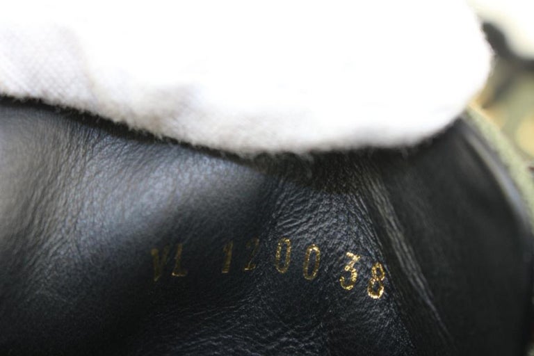 Louis Vuitton Olive Monogram Shearling Jacket