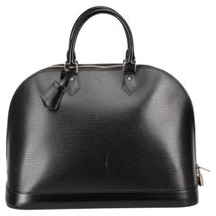 Louis Vuitton Women's 2011 Black Epi Leather Alma MM Handbag