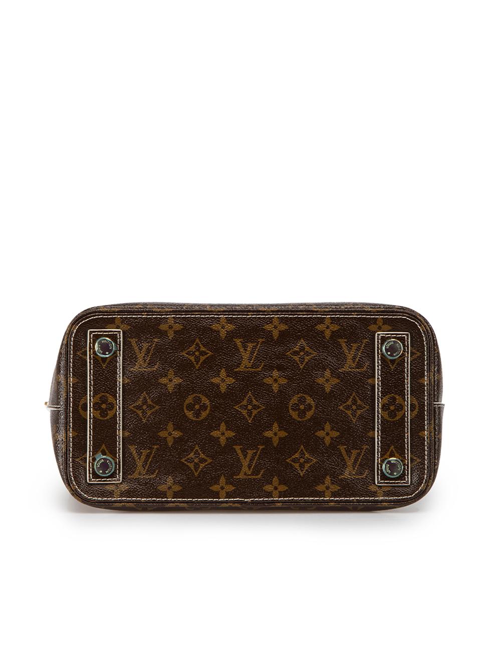 Louis Vuitton Women's 2011 Brown Leather Monogram Fetish Lockit Handbag 1
